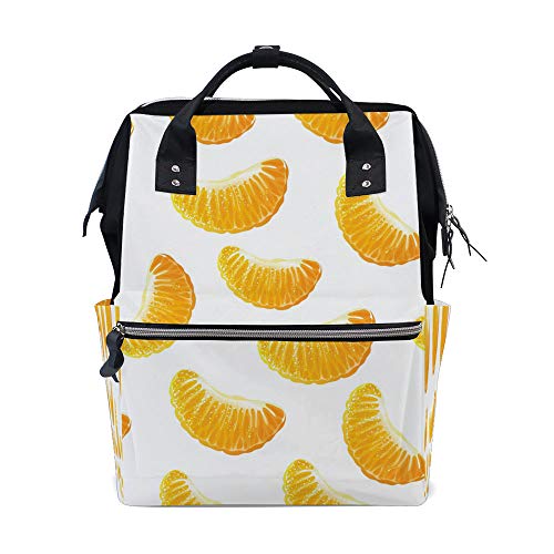Sac à dos gym orange slice pour voyage de 39 cm