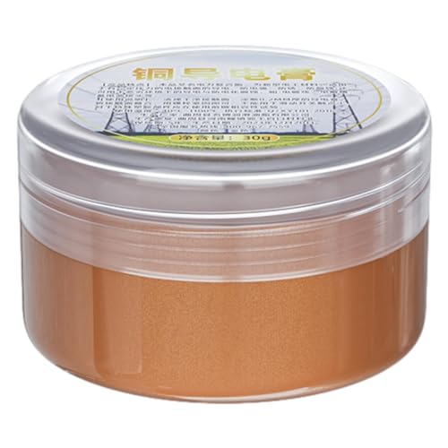 1/2 Conductive Grease - Multipurpose Compound, High Temp Electrical Grease 30g | Automotive Conductive Paste | Copper Compound for Electronics
