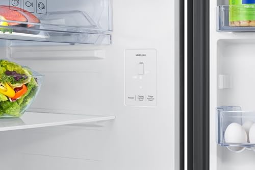 Image of Samsung 396 L, 2 Star, Convertible 5-in-1, Digital Inverter, Frost Free Double Door, WiFi Enabled Bespoke AI Refrigerator (RT41DB6A4B22HL, Clean Black)