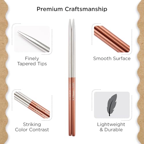 Image of Knitter's Pride Rosemist Normal Interchangeable Circular Needles 5 inch inch (13cm) - US Size 3 (3.25mm)