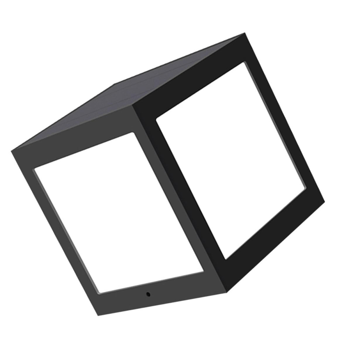 SHOWERORO Lámpara de Pared Solar LED para Exteriores Resistente al Agua Tamaño Grande Luz Sensor de Luz y Encendido Automático Adecuado para Jardín y Patio 1 Unidad
