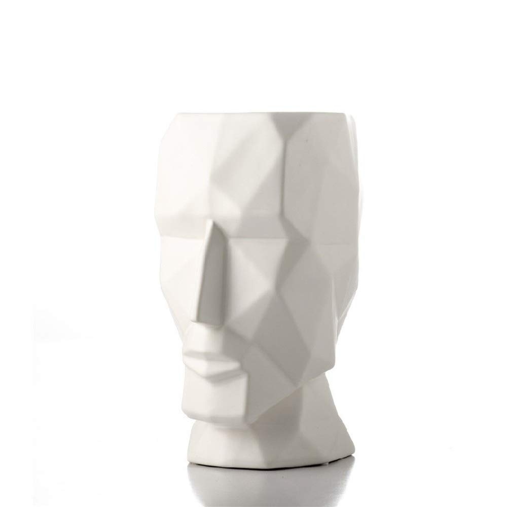 Mini plante mignonne et ornement de bureau blanc, idée cadeau déco nordique