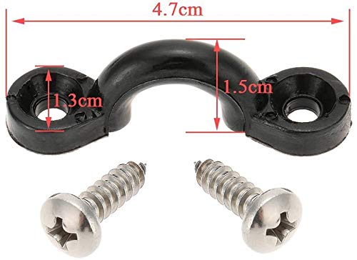 PactradeMarine Kayak Canoe Boat Bungee Kit With S.S. D-Ring And