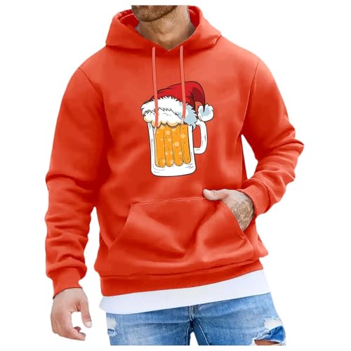 Bier Weihnachtspullover 26 Weihnachtspullover Herren Lustig Bier Druck Sweatshirt Hässlich...