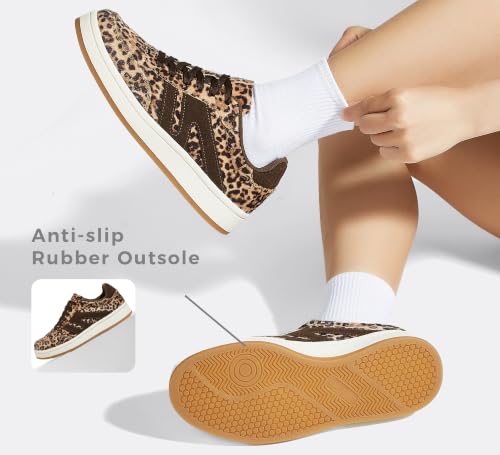 Image of LUCKY STEP Women Retro Gum Sole Fashion Sneakers