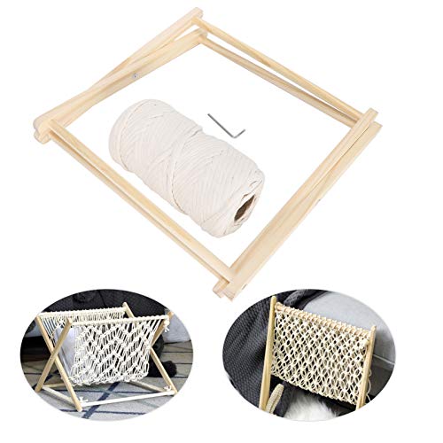 SEAFRONT Revistero Boho, Madera Pulida Hecha a Mano, Diseño Único para Decoración y Almacenamiento del Hogar, 35 Cm de Alto para Sala de Estar y Oficina - imagen 8