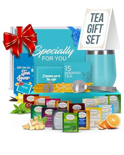 Modern Elegance Tea Tumbler Gift Set – Includes Tea Bag Holder, S...