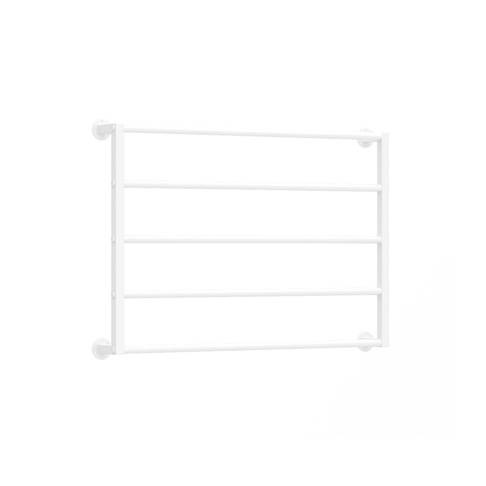 Organizador multifuncional de pared para corbatas, bufandas de seda y toallas, organizador de metal con soporte de cinta y estante de exhibición de papel de regalo