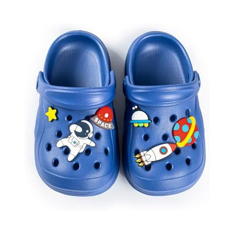 Casazoe Toddler Kids Boys Girls Cute Garden Water Clogs Sandals Slip On Shoes Slipper Slides Lightweight Outdoor Shower Beach Pool Shoes (Baby/Toddler Kids) Cover