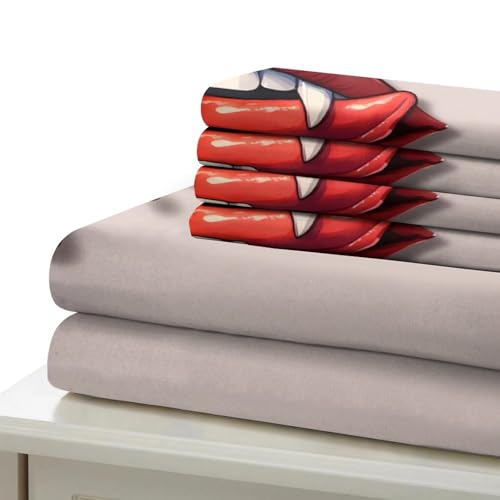 Parure de lit microfibre 3D Uruguay avec fermeture éclair ultra douce - 7