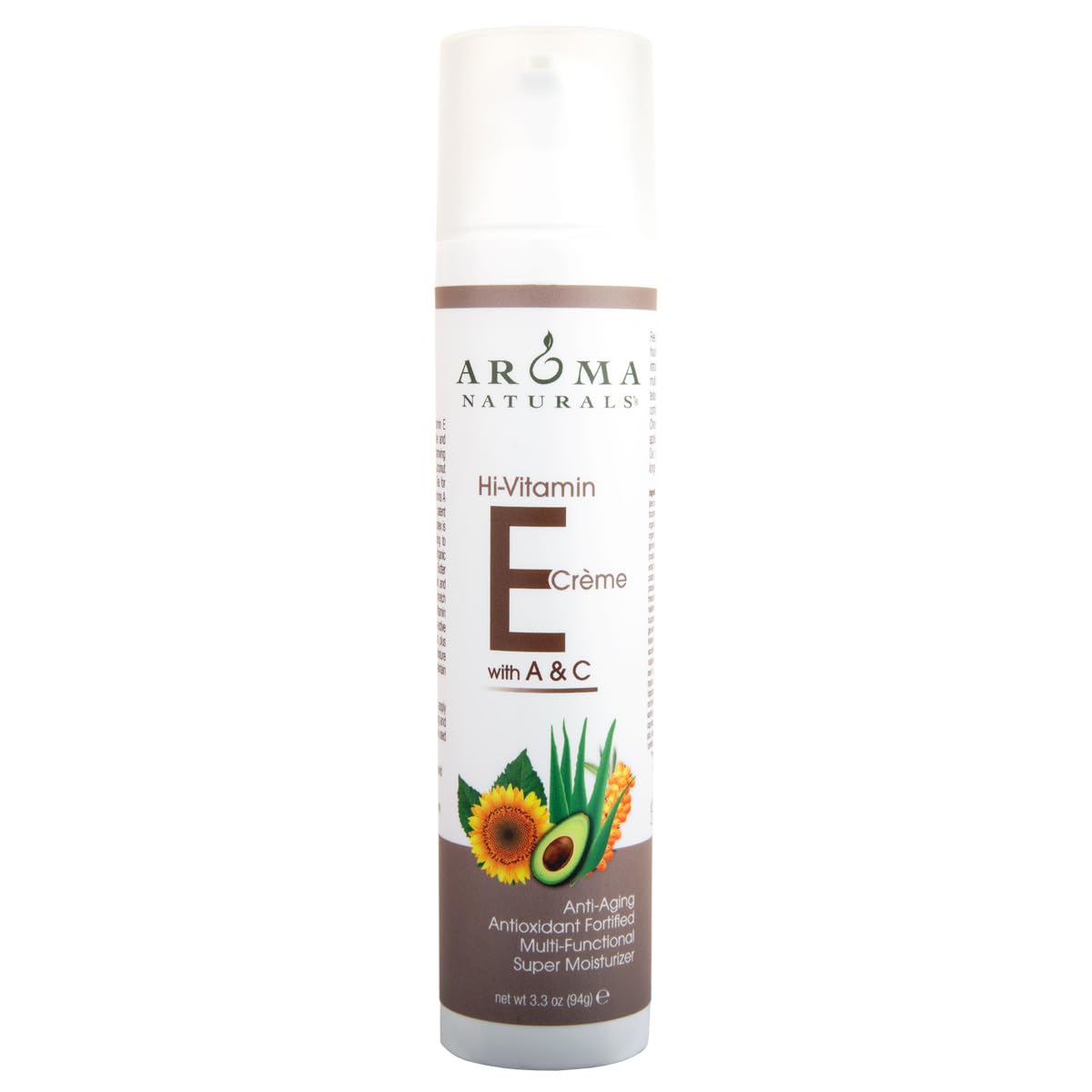 Aroma Naturals, Vitamin E Creme, 3.3 Ounce
