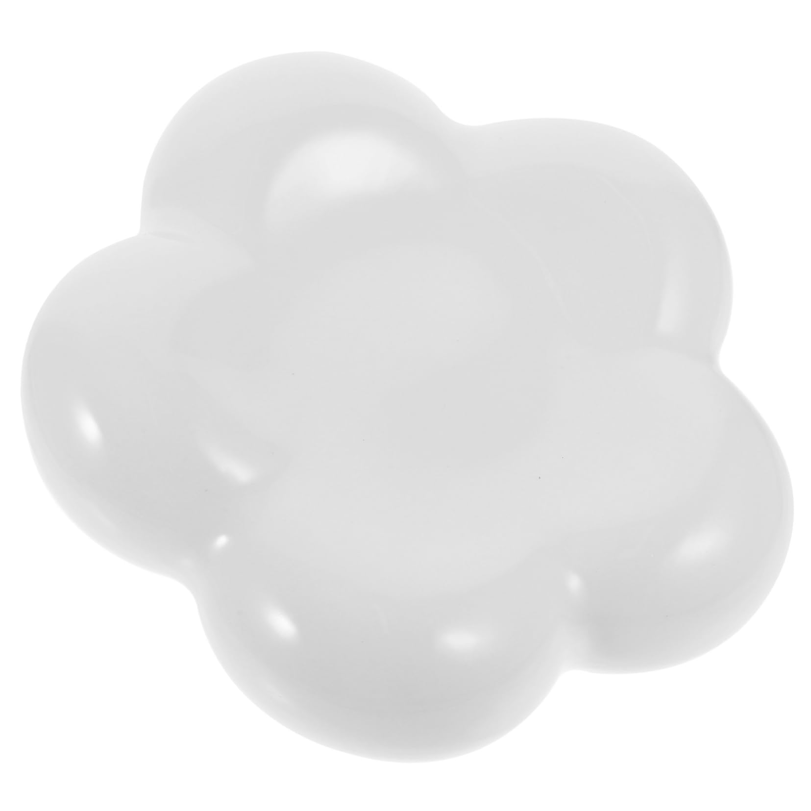 LIFKOMEJewelry Tray Trinket Dish Plate Holder Jewelry Trays Ring Plate Jewelry Display Plate Jewelry Holder Dish Ring Organizer for Jewelry Plate Organizer Ring Dish Ceramics White