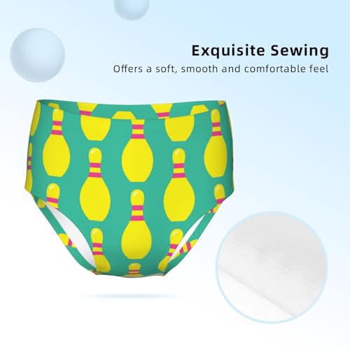 Bowling Sport Girls' Underwear Soft Cotton Little Girls Panties Comfort Briefs3