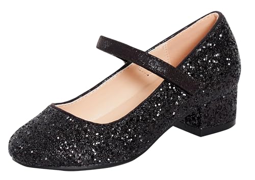 Lora Dora flickor block lågklack festskor Mary Jane rem