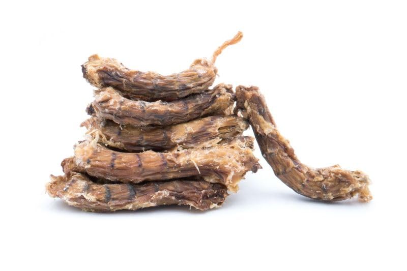 Hühnerhälse naturbelassen getrocknet für Hunde, Verpackungseinheit:5 Kilogramm