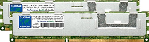 RAM DDR3 1866MHz 16Go Chipkill 4-Rank mémoire serveur haute résilience ECC RDIMM