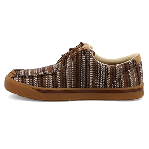 Twisted X Men's Hooey Loper, Moc Toe, Brown & Multi, 11 M2