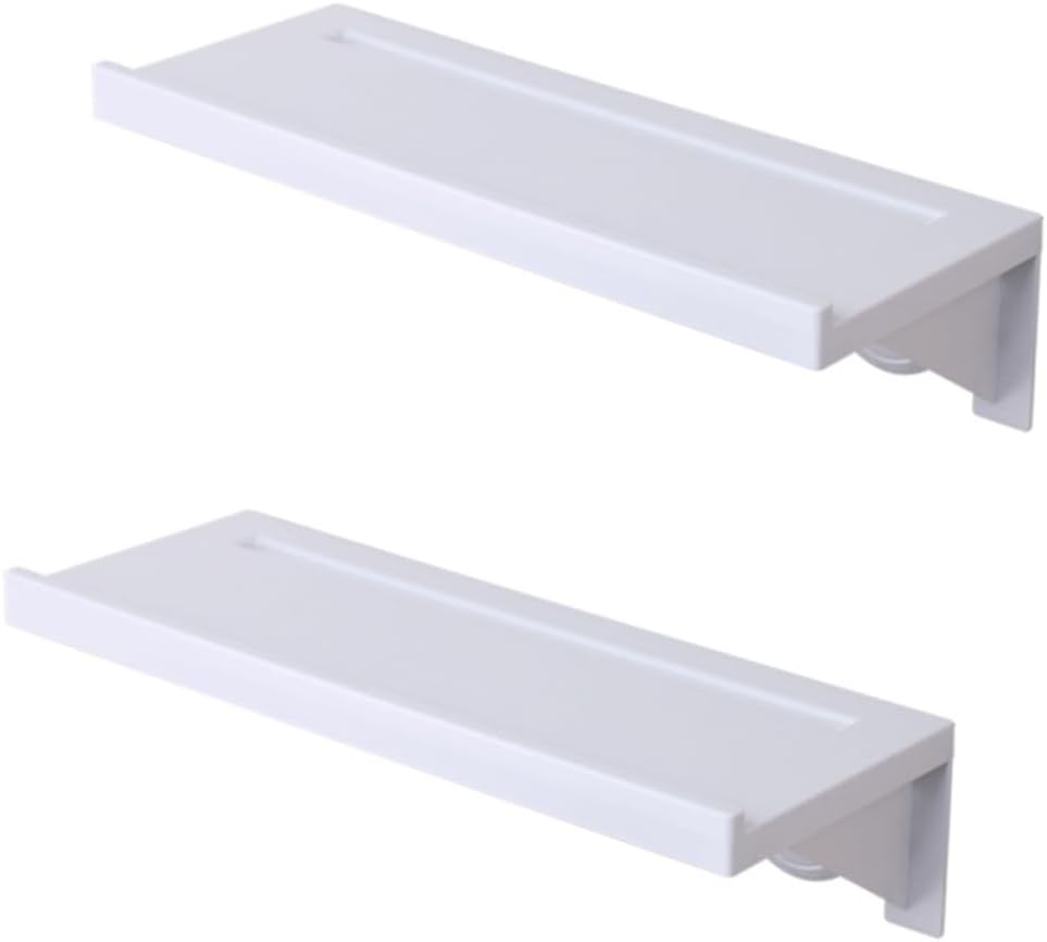 2個使いやすい収納ラック バスルームやデスク周りの整理に 対応する吸着式ラック スマートフォンやペンなどの収納に