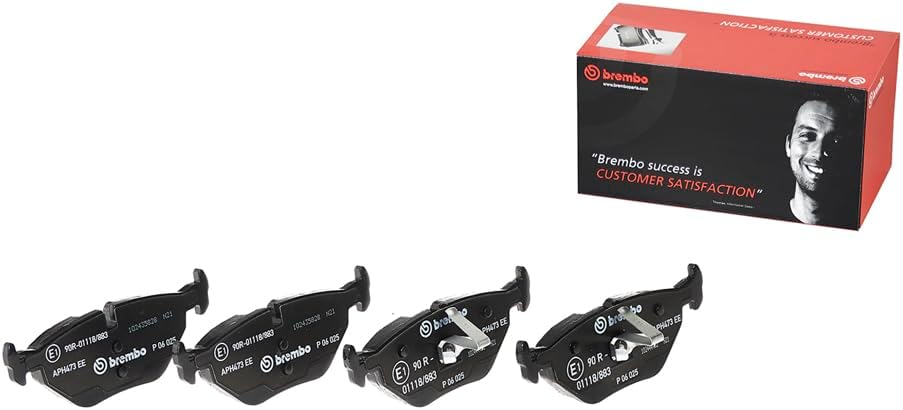 Brembo P06025 Low-Met Rear Disc Brake Pad Set ALPINA/BMW/BMW (BRILLIANCE)/MG/MG (NANJING)/MG (SAIC)/ROEWE (SAIC)/ROVER/WIESMANN OE# 34216778168