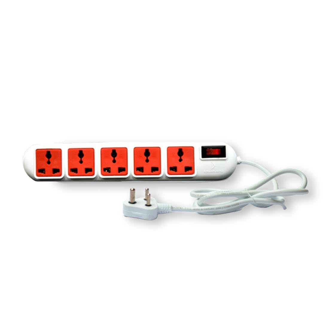 SP510 – Heavy-Duty 5-Socket Power Strip | 10A Surge Protection, Copper Cable & Reset Switch | 2m ABS Body, 3-Year Warranty-image-19