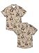 DFZ Men's Retro Western Hawaiian Shirt Longhorn Print Button Down for Cowboy Desert Vacations Country Music Festival Outfits