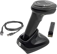 Vista 5 de Symbol Zebra DS8178 - Escáner de código de barras inalámbrico 2D/1D/QR, cuna manos libres, alto rendimiento, escanea pantallas, Bluetooth a la cuna