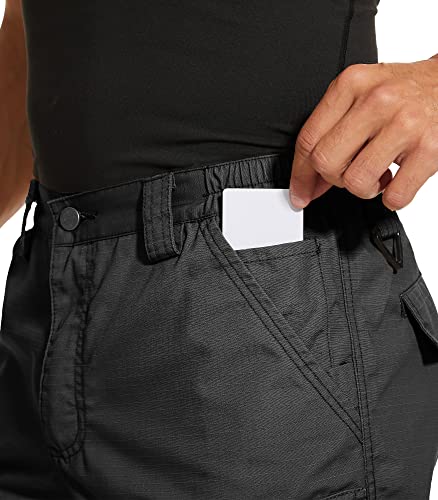 Toritours Tactical Pants For Men, Water Resistant Hiking Work Pants For Men Ripstop Bdu Cargo Pants For Men Relaxed Fit Classic Black #TOP6