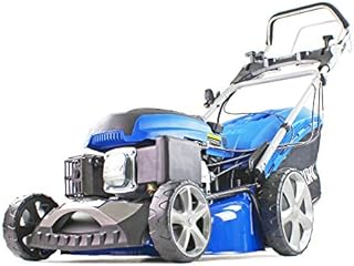 Hyundai 18"/46cm 139cc Electric-start Self-propelled Petrol Lawnmower, 6 Adjustable Cutting Heights, 70l Grass Bag, Foldable Handles, 3 Year Warranty