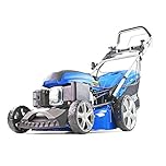Hyundai 18"/46cm 139cc Electric-start Self-propelled Petrol Lawnmower, 6 Adjustable Cutting Heights, Large 70l Grass Bag, Foldable Handles, 3 Year Warranty