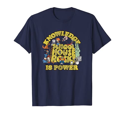 Schoolhouse Rock Knowledge Is Power Logo Group T-Shirt