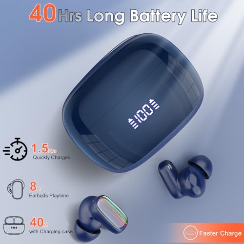 Conyat H63 AI Kopfhörer Übersetzer, 3-in-1 Echtzeit Sprachübersetzer, 164 Sprachen, 6 Übersetzungsmodi, Bluetooth 5.4, Königsblau