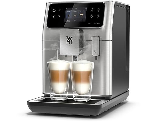 WMF Perfection 640 Kaffeevollautomat mit Milchsystem, 16 Getränkespezialitäten, Double Thermoblock, Edelstahl-Mahlwerk, Nutzerprofil Speicherung, Wifi