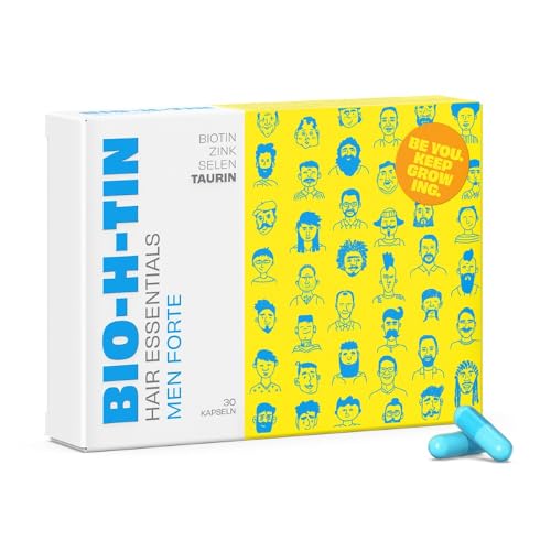 BIO-H-TIN Hair Essentials Men forte: Abgestimmte Nährstoffkombination für Männerhaare 30 St. Kapseln