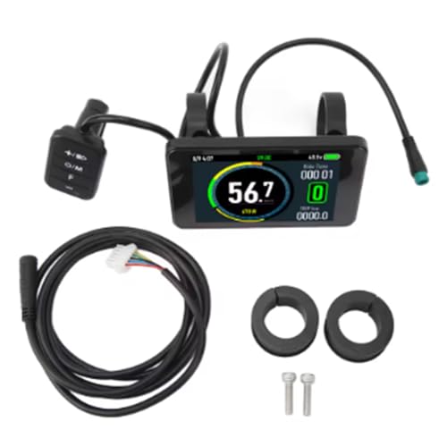 Afficheur LCD T8 vélo électrique écran couleur étanche 36V 48V 60V