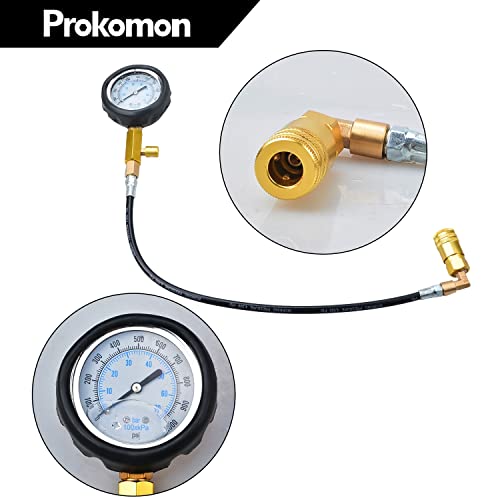 1000 Psi Diesel Engine Compression Pressure Tester For Ford Cummins Navistar Detroit #TOP3