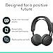 Logitech Zone Wireless 2 ES for Business - Noise-Canceling Wireless Headset with Adaptive Hybrid ANC, Bluetooth, USB-C & USB-A, Microsoft Teams Certified - Graphite