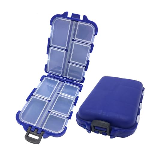Caja para anzuelos y cebos multifuncional plástico miniatura 1