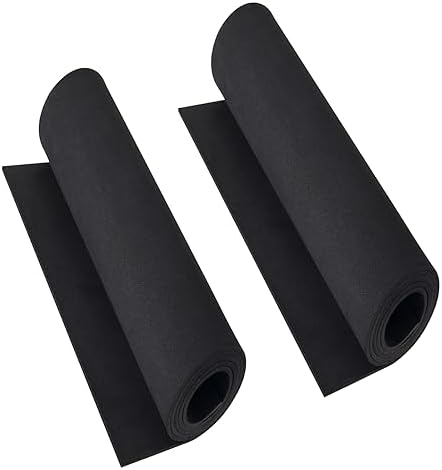 Białe arkusze EVA z pianki EVA, 2 sztuki w rolce, wysokiej jakości pianka eva, grubość 6 mm, 35 x 124 cm, wysoka gęstość 86 kg/m³, do kostiumu cosplay, rękodzieła, projektów DIY MEARCOOH