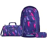 Coocazoo Mate Schulrucksack Set 3tlg. inkl Sporttasche (Aurora Glow)
