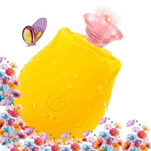 New 2026 Discreet Version: Double Motor Little Lemon Shaped Portable Handheld Massager 10 Vibrating ModesLemon Shape Vibratoar for Stress Relief and Relaxation Waterproof Quiet A7655H