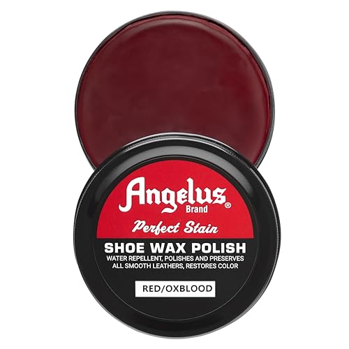 Angelus Perfect Stain Shoe Wax Polish, Professional Shoe Polish For Leather Shoes & Boots, 3 oz...