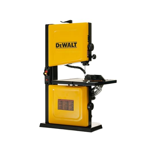 Image of DeWalt 9" Band Saw - Powerful 3.5 AMP Motor, Two-Speed Operation (1700 & 2500 SPM), Integrated LED Worklight