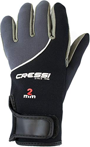 Cressi LX475303 Tropical Gloves, Black/Grey thumb #1