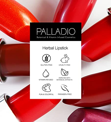 Palladio Herbal Matte Lipstick, Creamy And Full Coverage Long Lasting Matte Lipstick, Magnificent Magenta #TOP2
