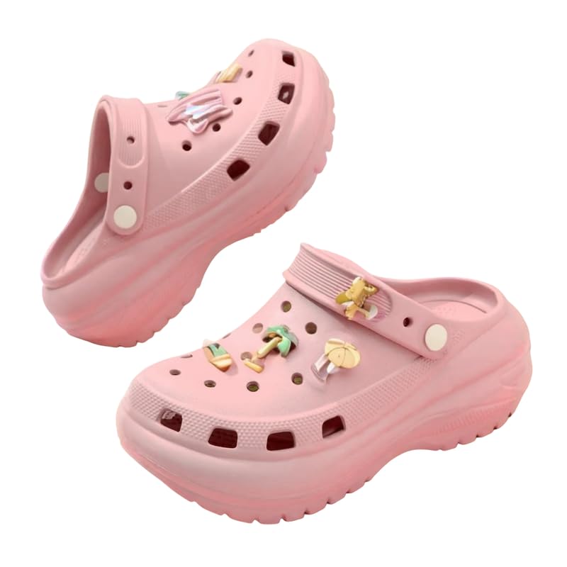 Image of Sliders for Women /Girls Platform Sandals | Lightweight & Stylish Cushioned Rubber Flats Slides | Open Toe Comfortable, Anti-Skid, Waterproof Flip Flops Slipper for Women