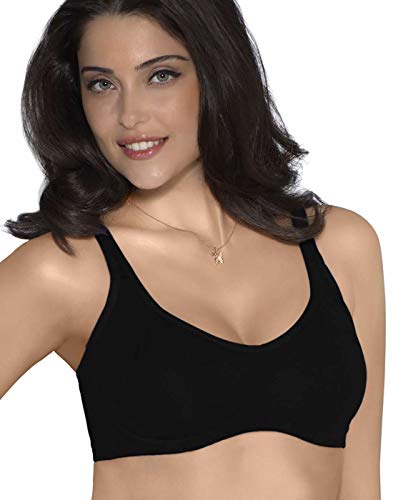 Image of Amante Women's Side Support Shaper Non-Padded Non-Wired Full Coverage Cotton Bra | Seamless Cups | Moisture-Wicking Fabric | High Support Everyday Bra