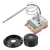 PEPLAYTAL Elektrischer Ofenthermostat Für Fritteuse Wasserwärmer Ofenthermostat Sicherheitsfunktionen