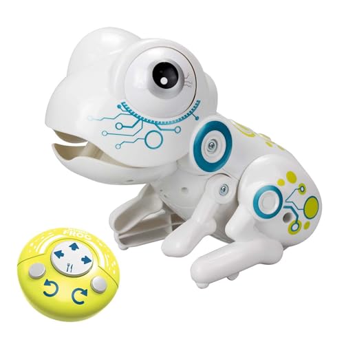 Silverlit Robo Frog YCOO Robo Frog en Rana controlada a Distancia Que Puede Saltar, Jugar Juegos, agarrar Cosas y Hacer Sonidos