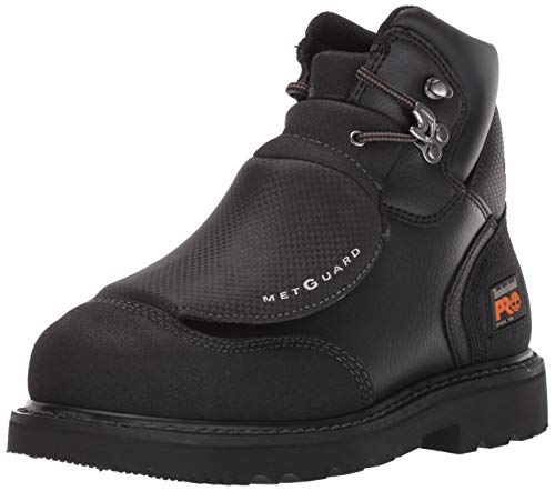 Timberland PRO Men's 40000 Met Guard 6' Steel Toe Boot,Black/Black,11 ...