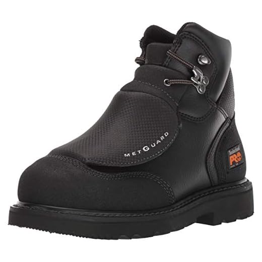 Timberland PRO 53530 Review - Best 8 Inch Metguard Steel-Toe Welding Boots | Welding Tools Timberland PRO Men's 40000 Met Guard 6' Steel Toe Boot,Black/Black,10.5 M